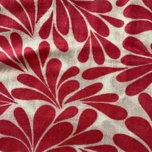 Boden scarf, hot pink on white